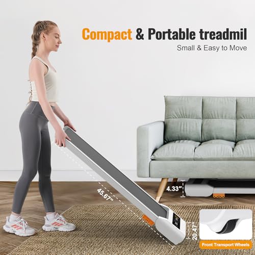 Under Desk Treadmill with Remote Control and LED Display A90039
