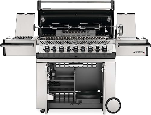 Propane Gas Grill, 500 sq. in. Stainless Steel with Infrared Burners Z95496