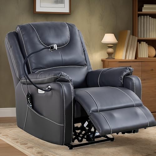 Zero Gravity Electric Recliner with Heat and Massage, Phone Holder, USB Port T74234