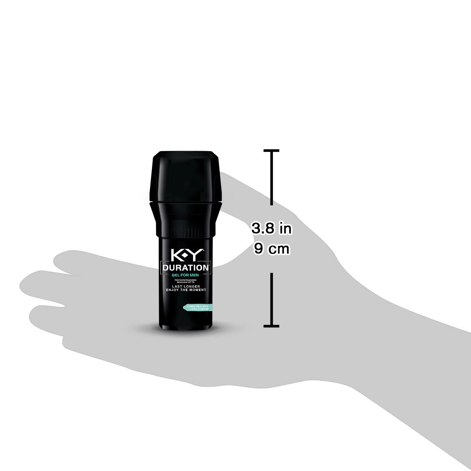 Duration Gel for Men, 36 Pumps, Condom Safe, 0.16 fl oz (Pack of 2) X110468