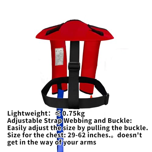 Automatic Inflatable Life Jacket for Adults, Low Profile, 330 lbs E6850