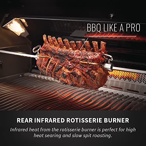Propane Gas Grill, 500 sq. in. Stainless Steel with Infrared Burners Z95496