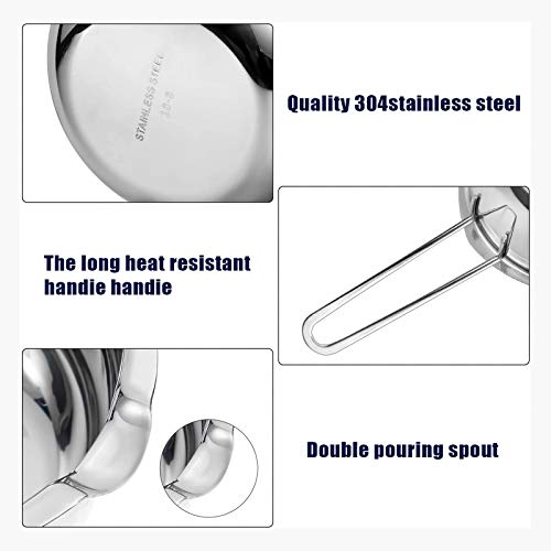 Double Boiler Pot Set for Melting Chocolate, Butter, Cheese, Caramel and Candy T293812