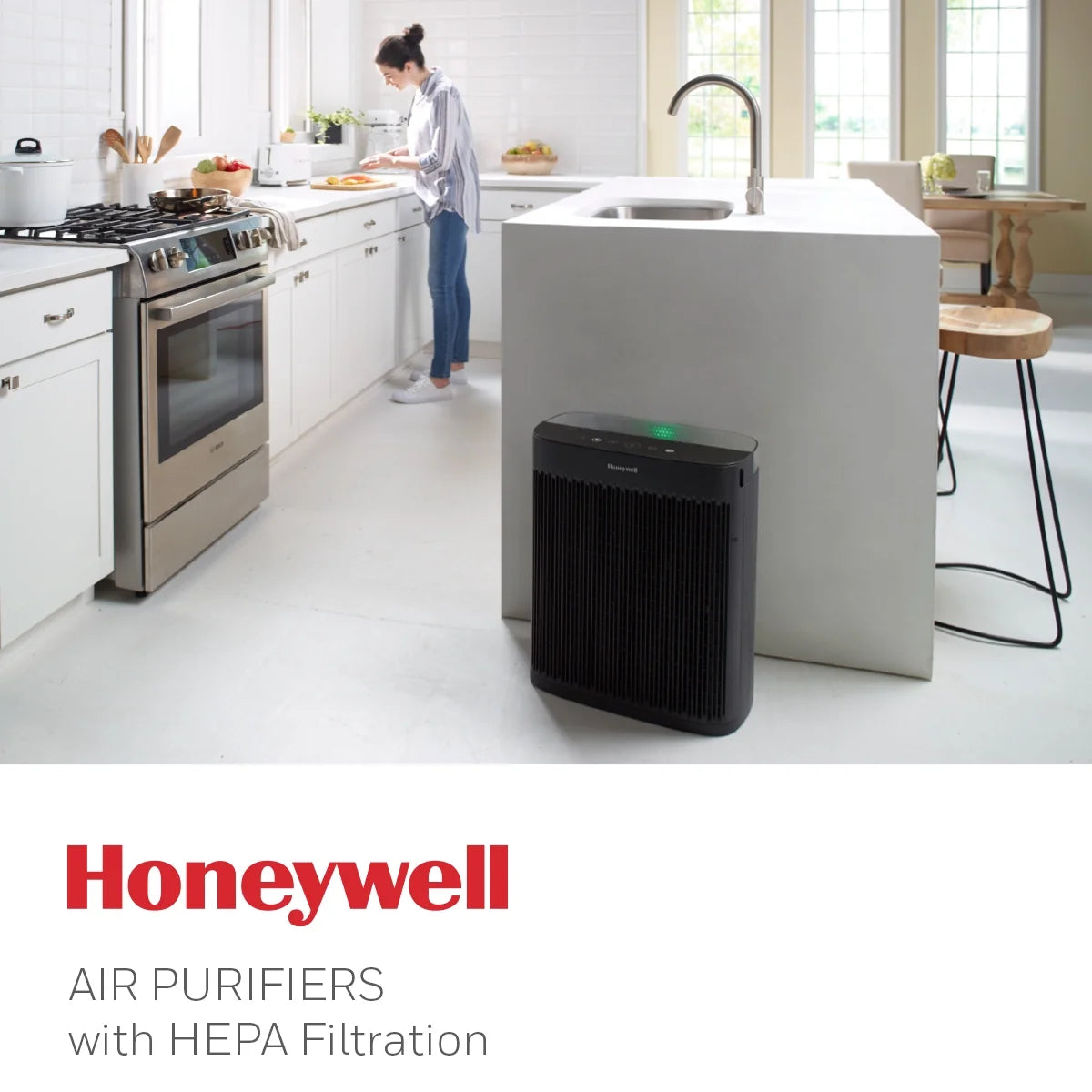 HEPA Air Purifier for Allergens, Smoke, Pollen, Dust W40647