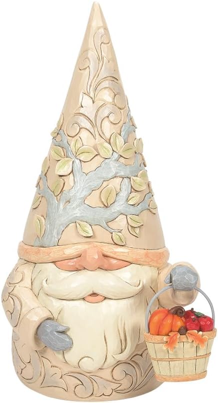 Four Seasons Gnome Statue with 4 Baskets Figurine W8014