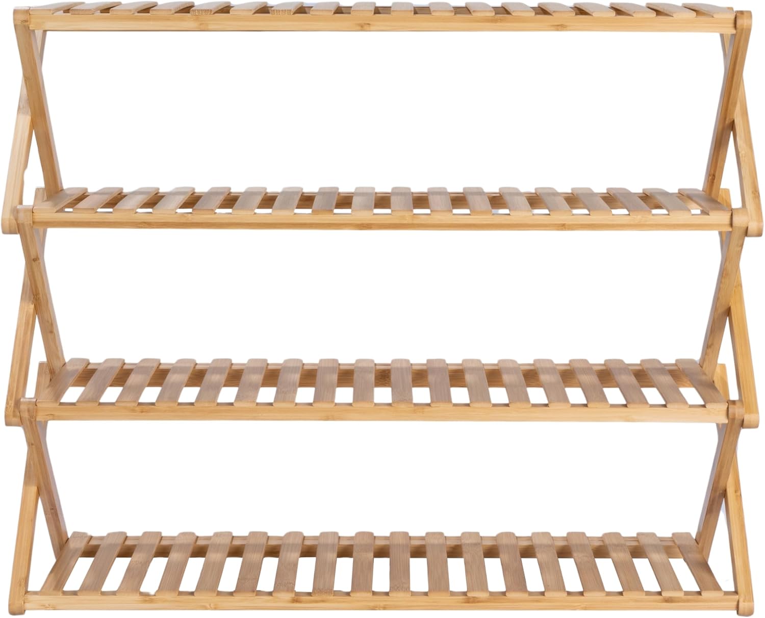 4-Tier Bamboo Folding Shoe Rack K6160