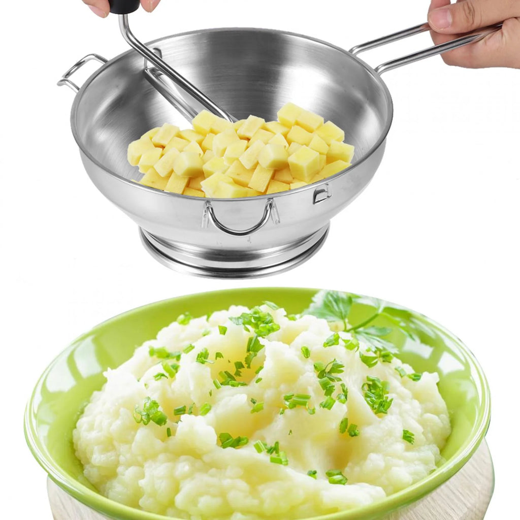 Manual Food Mixer Stainless Steel for Kitchen U8586