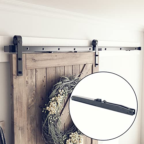 Sliding Barn Door Soft Close Hardware Kit for 36-40 Inch Door Panel Q939896