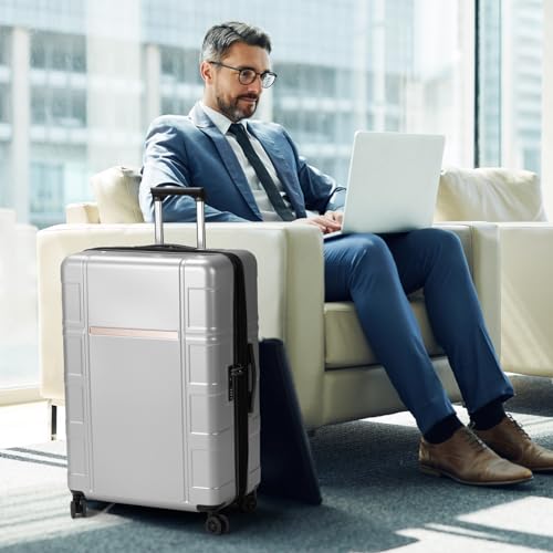 Luggage Expandable 3 Piece Set Suitcase with TSA Lock Spinner Wheels 20/24/28in S545211
