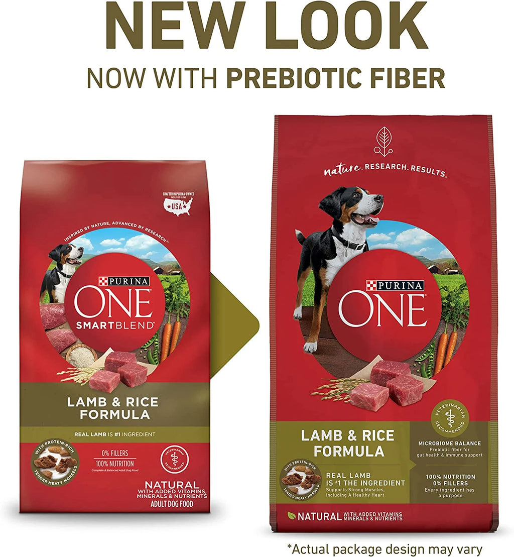 Natural Dry Dog Food, Lamb & Rice Formula E1254