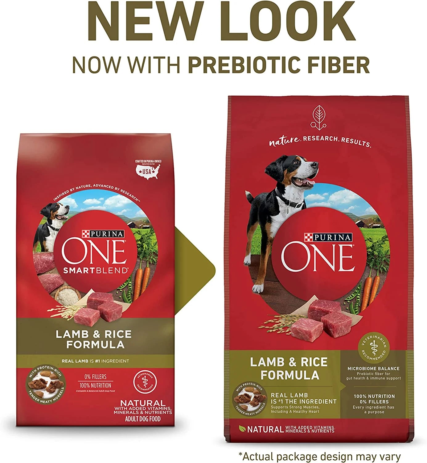 Natural Dry Dog Food, Lamb & Rice Formula E1254