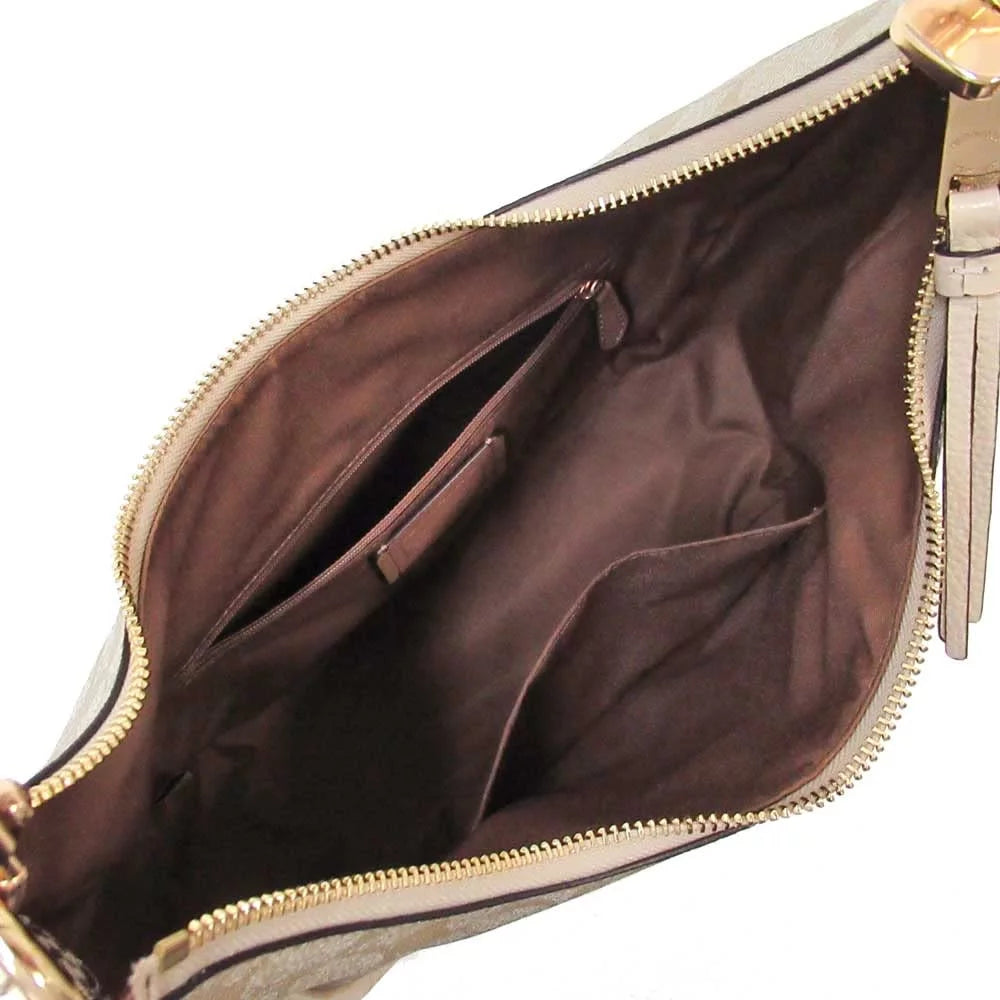 Signature Canvas Hobo Bag F64010