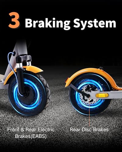 Electric Scooter for Adults, 500W Motor, Folding with Dual Suspension D383
