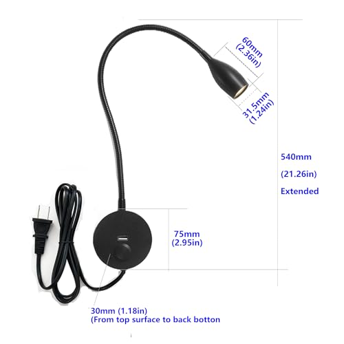 Wall Mounted Dimmable LED Reading Light T425
