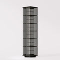 Rotating Bookshelf Tower, 360 Spinning Bamboo Bookcase, 6 Tier Floor Standing Storage Rack U3081