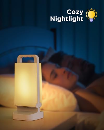 Solar Camping Lantern 6000mAh Rechargeable Dimmable Waterproof with USB Charging U64957