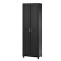 SystemBuild Evolution Kendall 24" Engineered Wood Utility Storage Cabinet Black