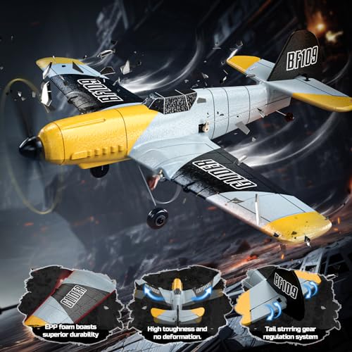RC Plane 3 Channel Remote Control Airplane Fighter Toy with 2 Batteries Y20067