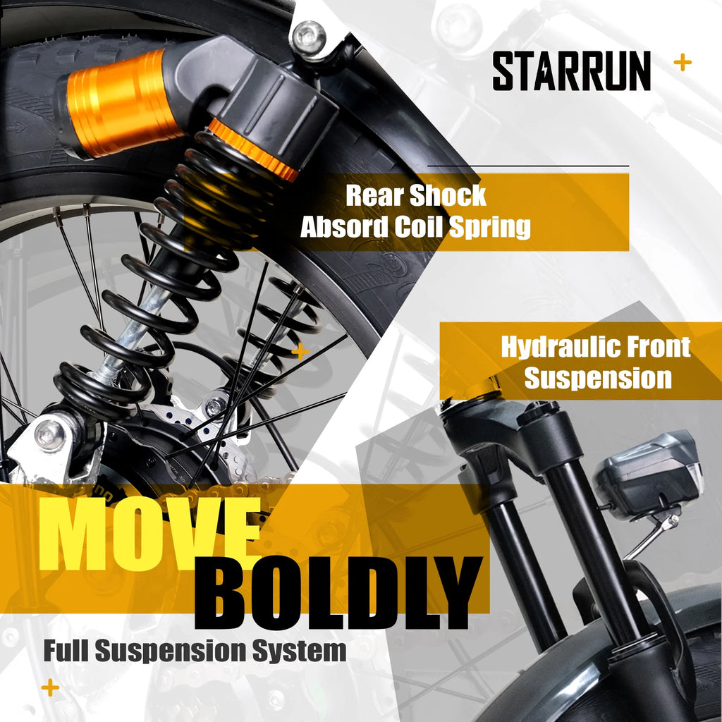 Foldable Electric Bike for Adults, 20 mph, Removable Battery D71543
