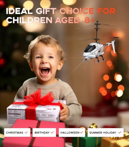 RC Helicopter with Altitude Hold, 3.5 Channel for Kids L2362