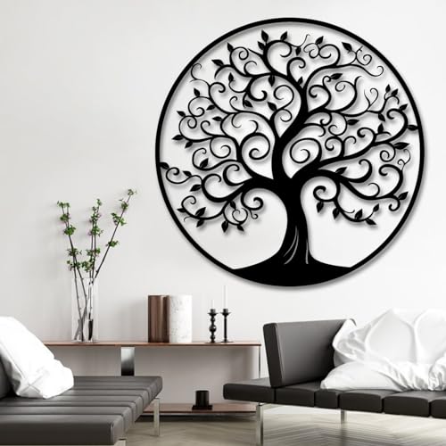 Tree of Life Metal Wall Art, 47x47 cm M84549