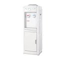 Water Dispenser, 5 Gallon Top Loading Water Cooler, Plastic Water Cooler Dispenser with Child Safety Lock & Cabinet, White (RJVWD02AEWT)