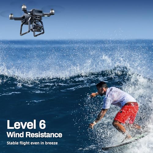 Drone with 6K UHD Camera and 3-Axis Gimbal, GPS Smart Control, 70Mins Flight Time N1810