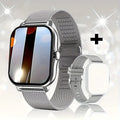 1.69inch Smart Watch, Full Touch Screen Smartwatch With Heart Rate Fitness Tracker BT Call, Fashion Sports Smart Watch For Android IOS Phones, Birthday Gift For Men And Women