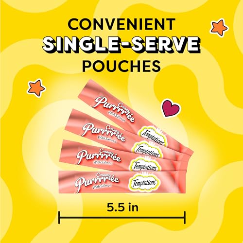 Creamy Puree Lickable Cat Treats, 0.42 oz Tubes, 48 Count Y26330
