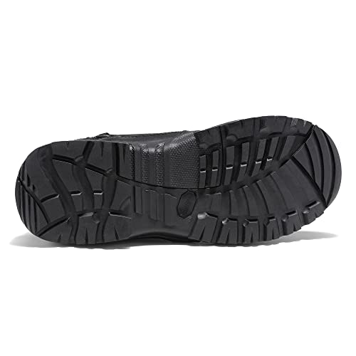 Men's Military Tactical Work Boots Side Zipper Leather Motorcycle Combat Boots N655026