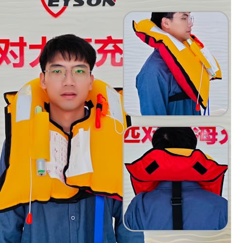 Automatic Inflatable Life Jacket for Adults, Low Profile, 330 lbs E6850