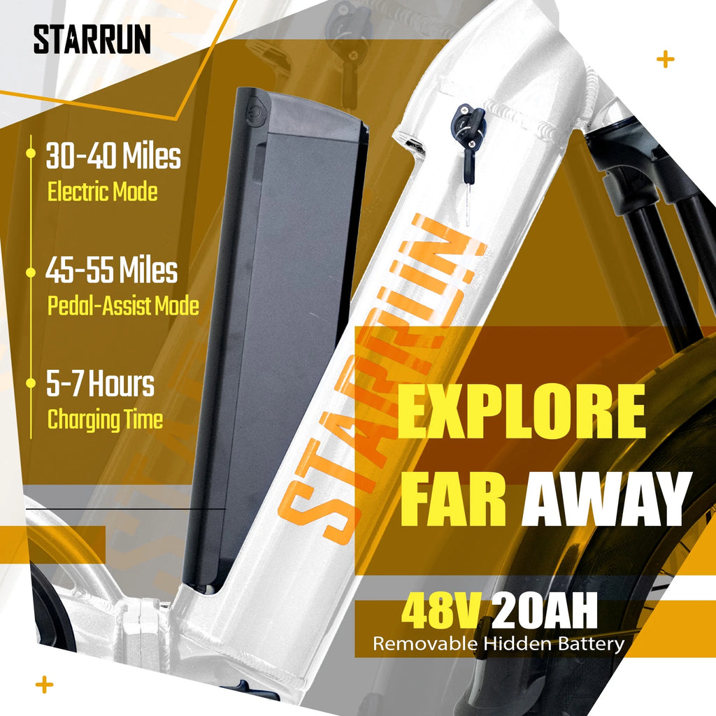 Foldable Electric Bike for Adults, 20 mph, Removable Battery D71543