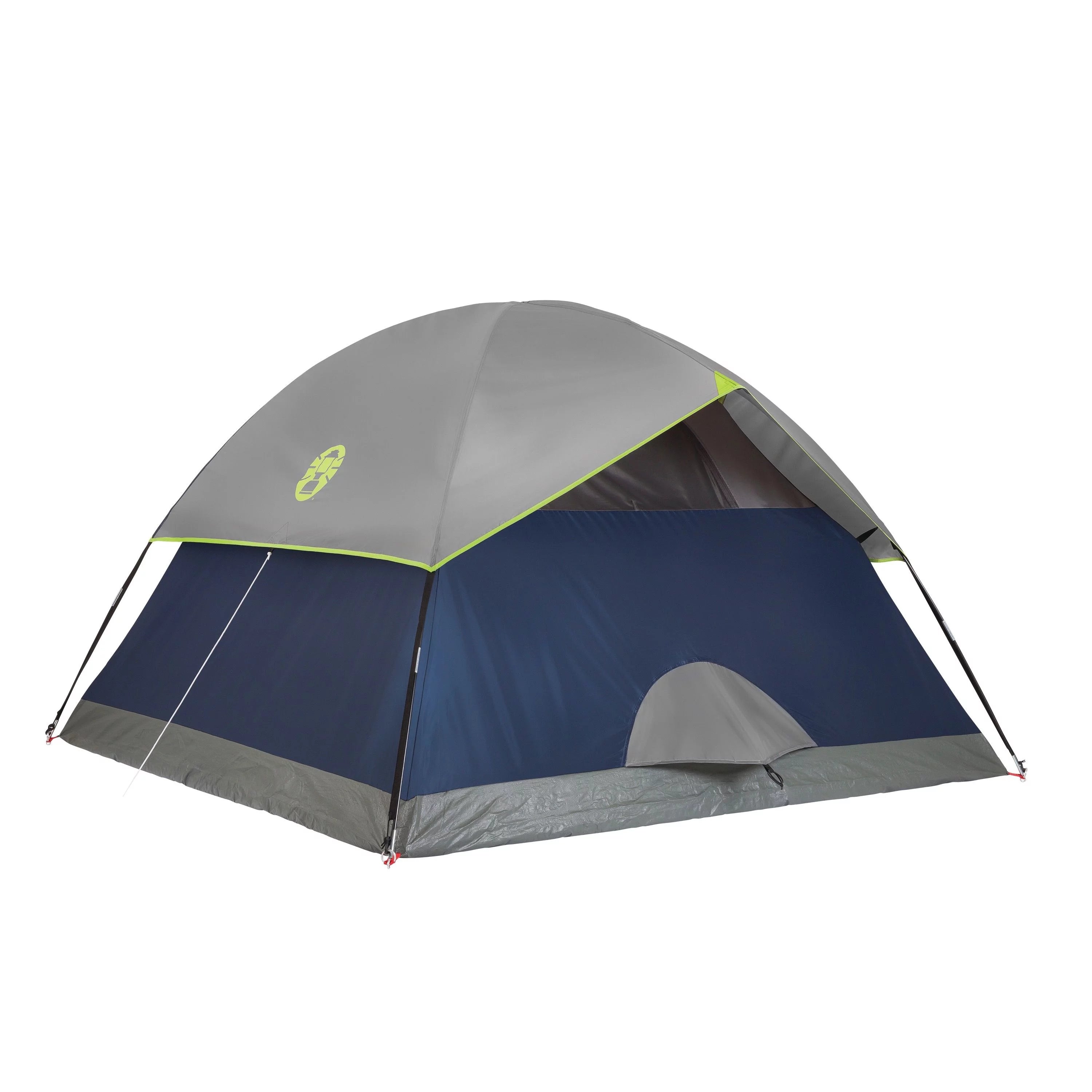 4-Person Camping Tent, 1 Room, Blue G533434