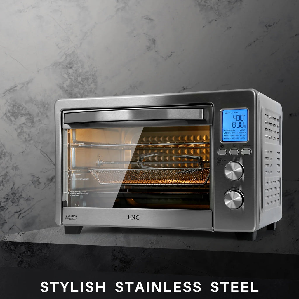 Air Fryer Toaster Oven 12-in-1 Countertop Convection Oven, 34 QT, Stainless Steel W674