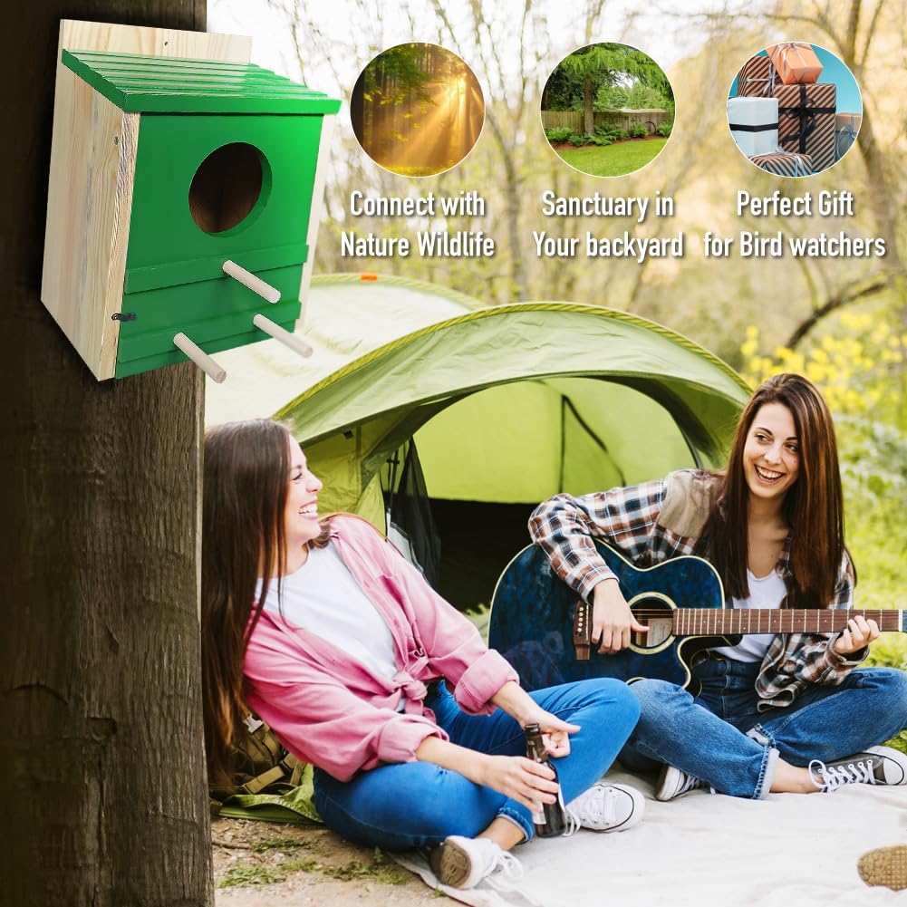 Owl Box for Outside, Cedar Wood, No Assembly Required I707507