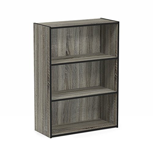 3-Tier Open Shelf Bookcase, Americano E787305