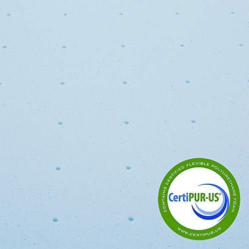 Queen Size 3 Inch Ventilated Memory Foam Mattress Topper V52104