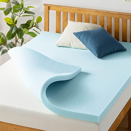 Queen Size 3 Inch Ventilated Memory Foam Mattress Topper V52104
