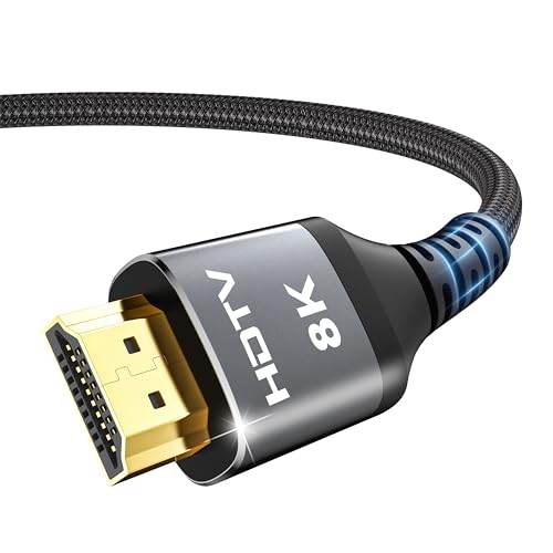 8K HDMI Cable 3FT 4-Pack, High Speed 48Gbps HDMI 2.1 Cord A145195