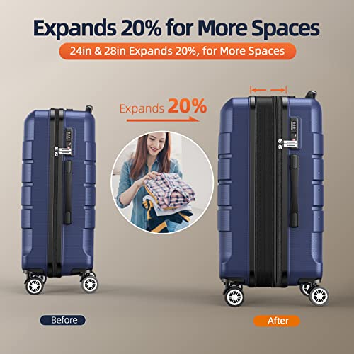 Expandable Luggage Set with TSA Lock A418040