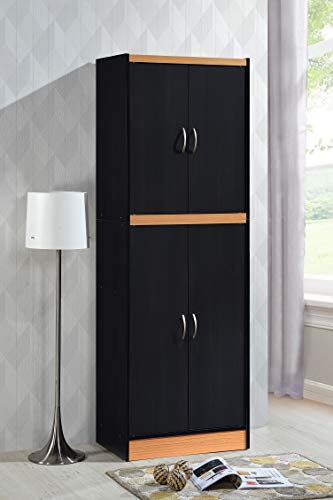 4 Door Kitchen Pantry with Four Shelves E56107