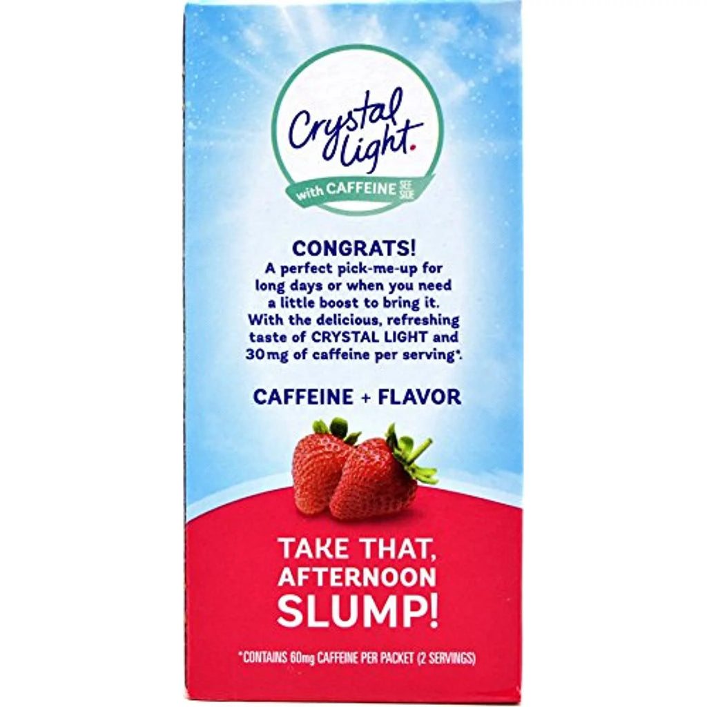 Wild Strawberry Caffeine Drink Mix, 10-Packet Box Z474515