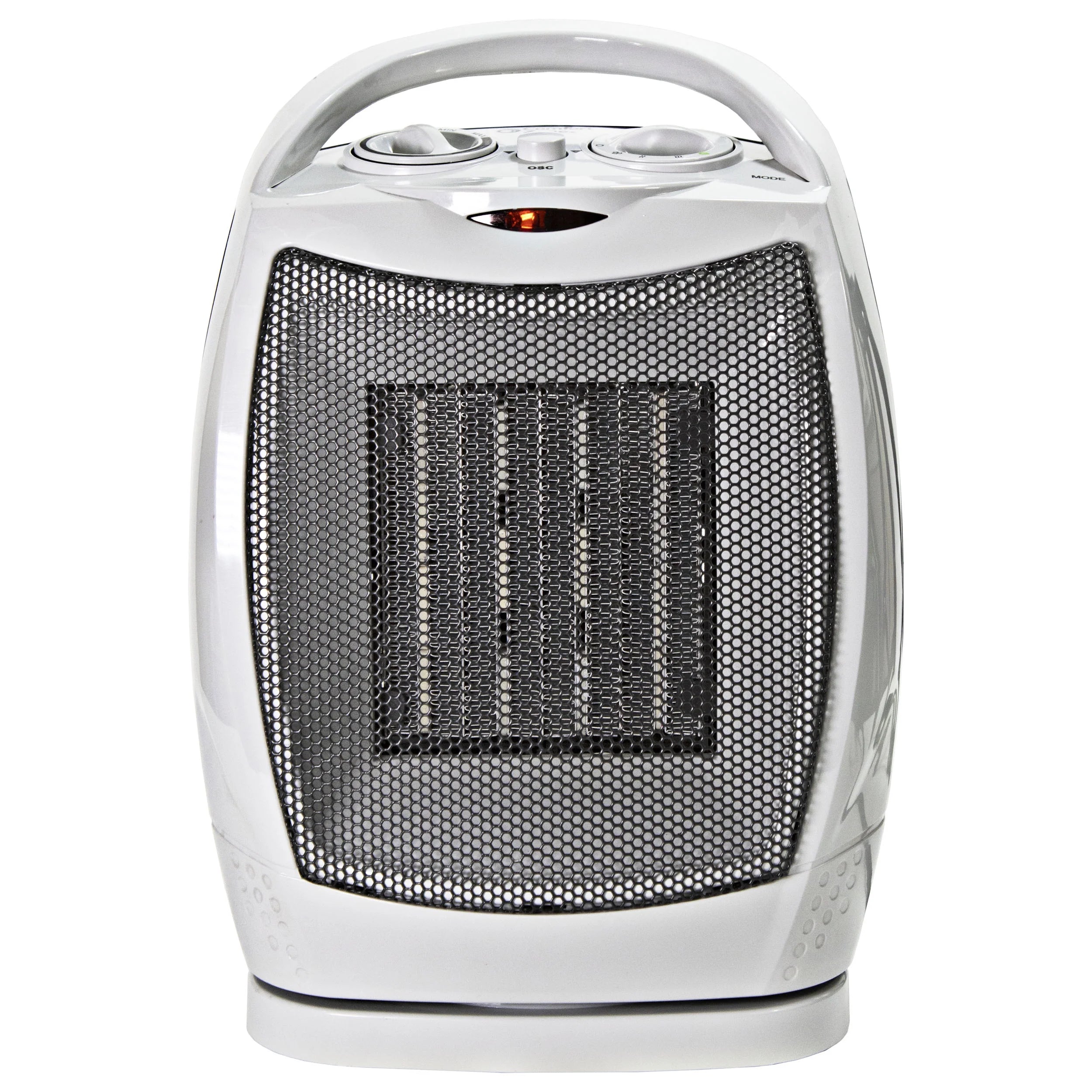 Oscillating Ceramic Heater, 1500W, Adjustable Thermostat E7454