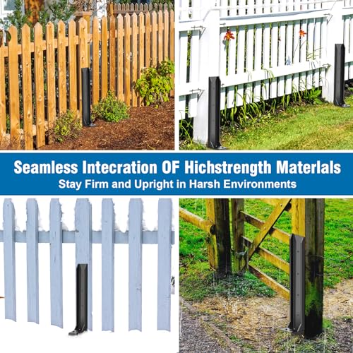 Fence Post Repair Kit, Heavy Duty Anchor Stakes E42966
