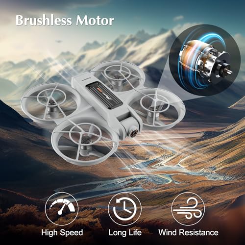 Camera Drone for Adults with 2K FPV and Brushless Motor M190766