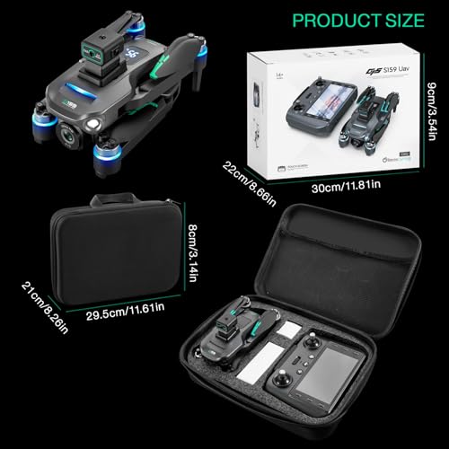 Drone with 4K Camera GPS, 5G Remote Controller, Obstacle Avoidance, 60 Mins Flight N45079