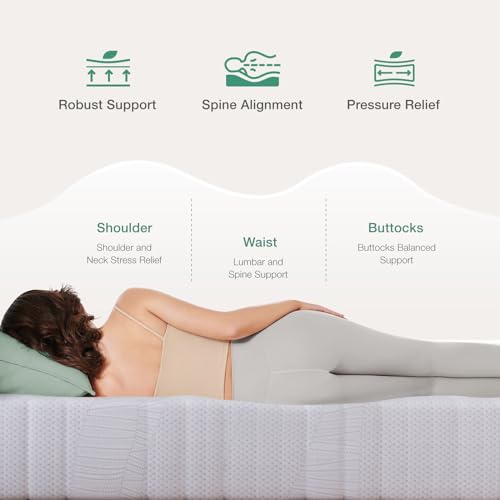 Twin Mattress, 12 Inch Gel Memory Foam, Medium Firm Feel K502