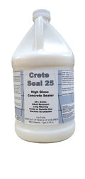 Crete Seal 25 - Concrete, Brick, Terrazzo Wall & Floor Sealer, High-Gloss Finish (1 Gallon)