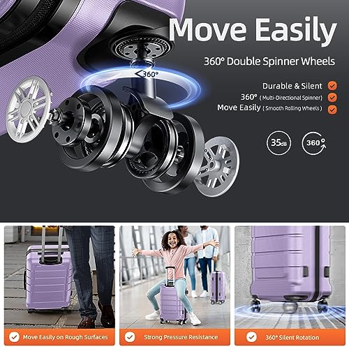 Expandable Luggage Set with TSA Lock A418040