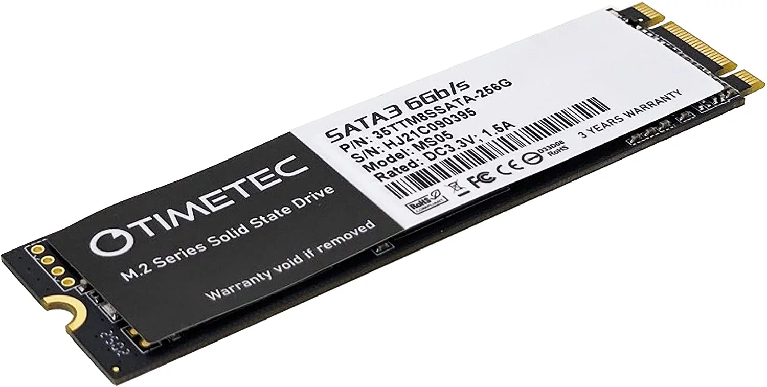 256GB SSD SATA III M.2 2280 Internal Solid State Drive P91389